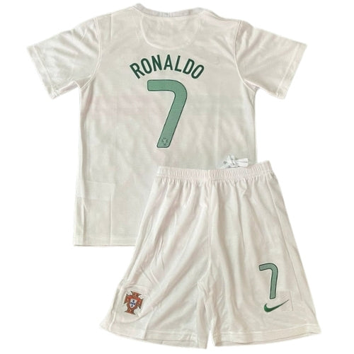 Piłkarski Komplet Strój Dziecięcy Portugalia 2012 Away Retro