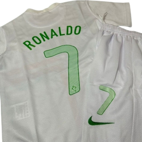 Piłkarski Komplet Strój Dziecięcy Portugalia 2012 Away Retro