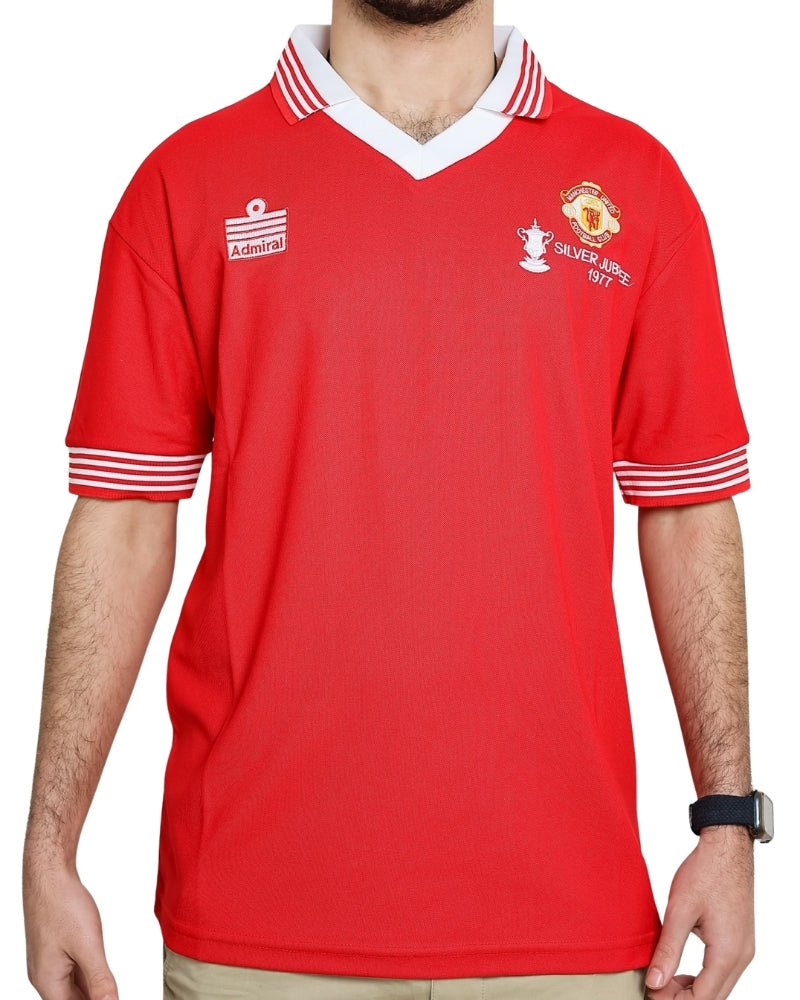 Koszulka Piłkarska Manchester United 1977 Home Retro