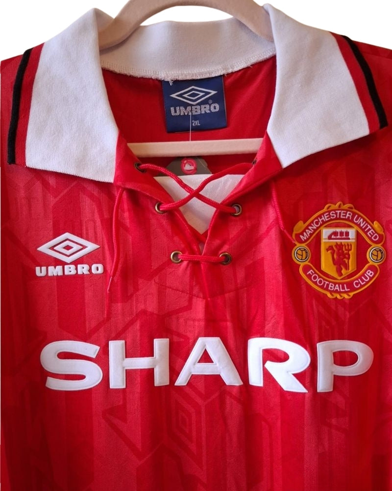 Koszulka Piłkarska Manchester United 1993/1994 Home Retro