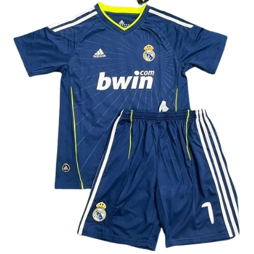 Piłkarski Komplet Strój Dziecięcy Real Madryt 2010/2011 Away Retro