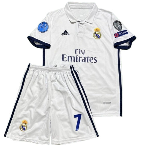 Komplet Piłkarski Dziecięcy Real Madryt 2016/2017 Home Retro