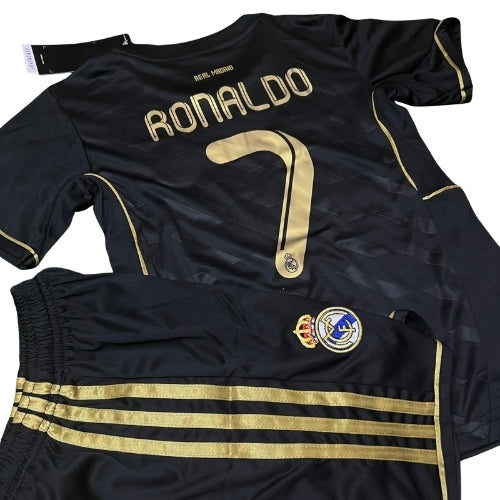 Piłkarski Komplet Strój Dziecięcy Real Madryt 2011/2012 Away Retro