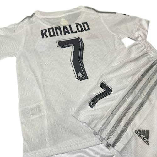 Piłkarski Komplet Strój Dziecięcy Real Madryt 2015/2016 Home Retro