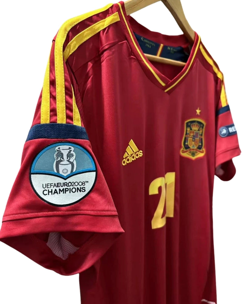 Koszulka Piłkarska Hiszpania Euro 2012 Home Retro