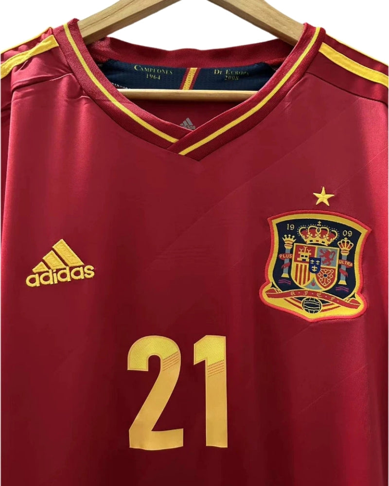 Koszulka Piłkarska Hiszpania Euro 2012 Home Retro
