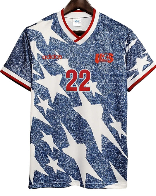 Koszulka Piłkarska Stany Zjednoczone USA 1994 Away Retro