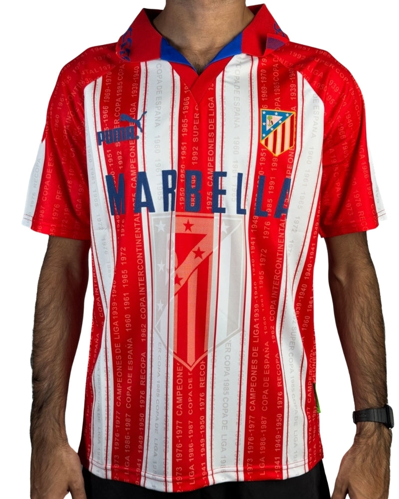Koszulka Piłkarska Atletico Madryt 1995/1996 Home Retro