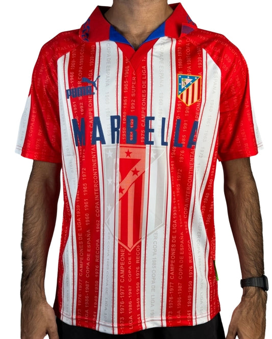Koszulka Piłkarska Atletico Madryt 1995/1996 Home Retro