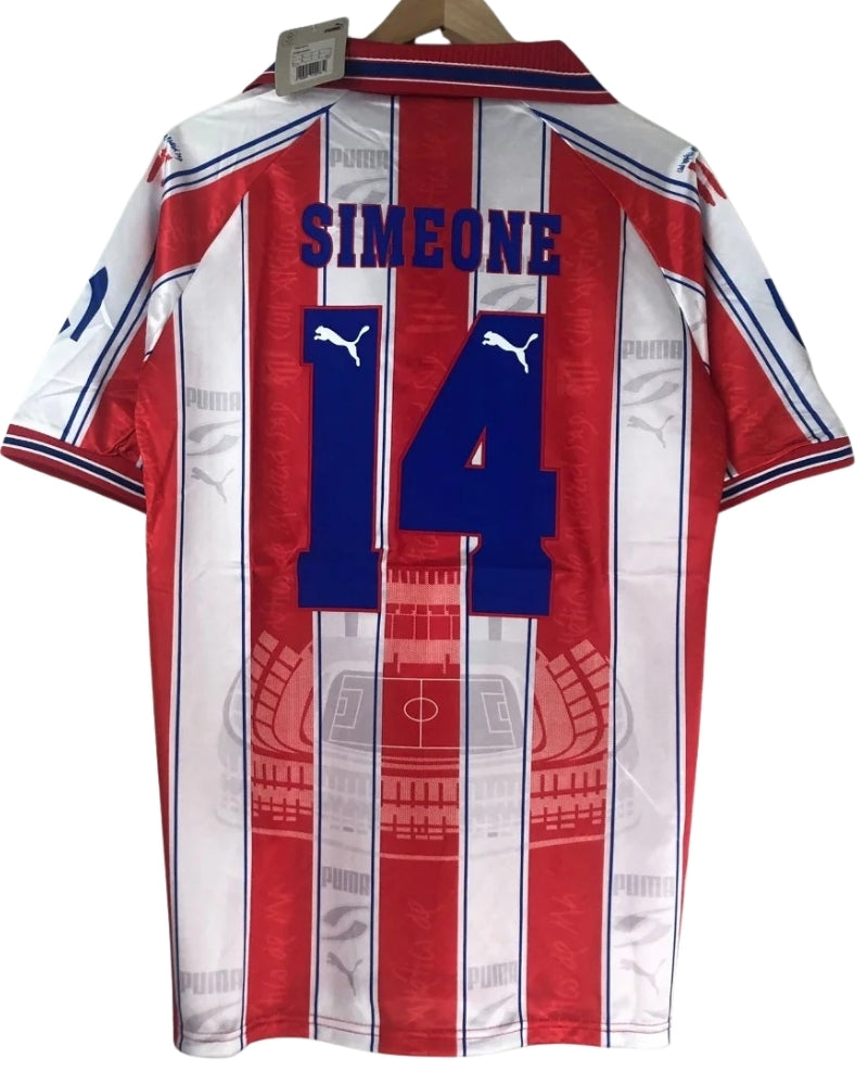 Koszulka Piłkarska Atletico Madryt 1996/1997 Home Retro