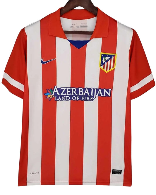 Koszulka Piłkarska Atletico Madryt 2013/2014 Home Retro