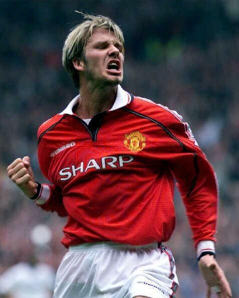 Komplet Piłkarski Dziecięcy Manchester United 1998/1999 Home Retro Dł Rękaw