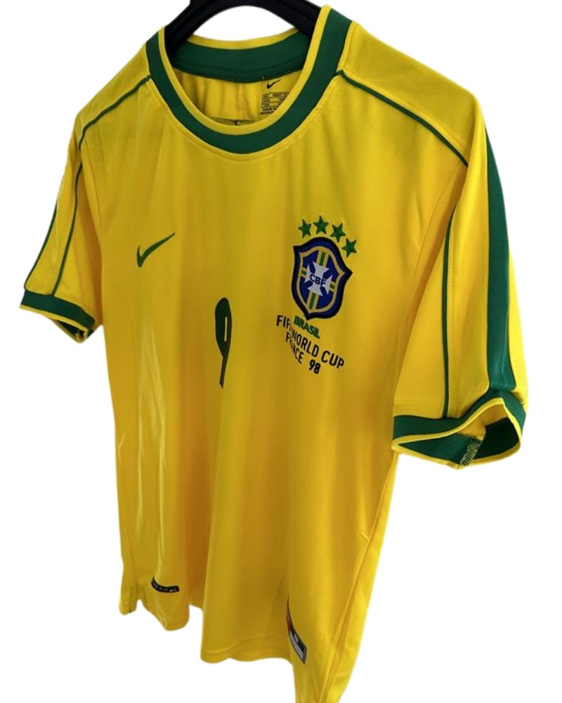Koszulka Piłkarska Brazylia MŚ 1998 Home Retro