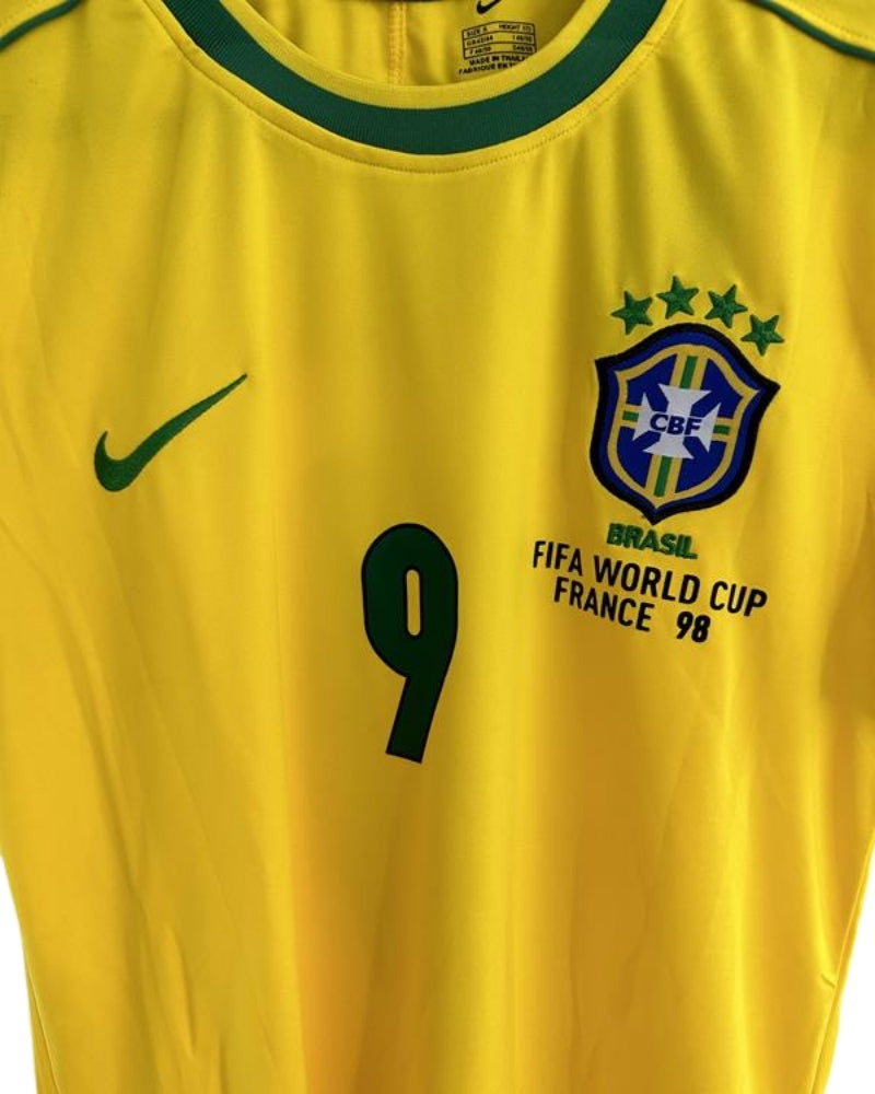 Koszulka Piłkarska Brazylia MŚ 1998 Home Retro
