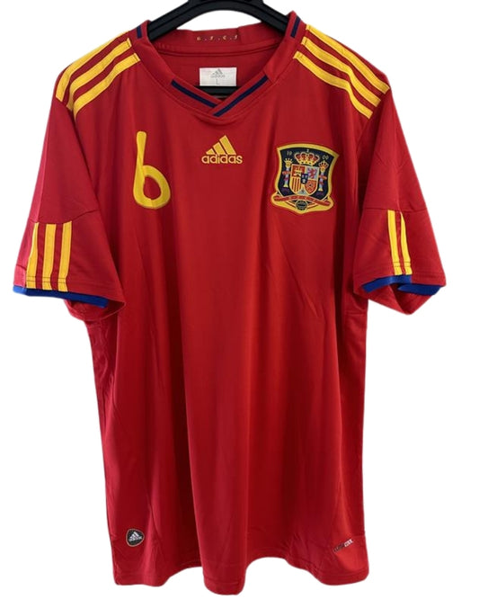 Koszulka Piłkarska Hiszpania MŚ 2010 Home Retro