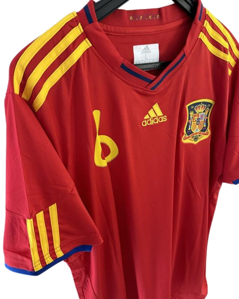Koszulka Piłkarska Hiszpania MŚ 2010 Home Retro
