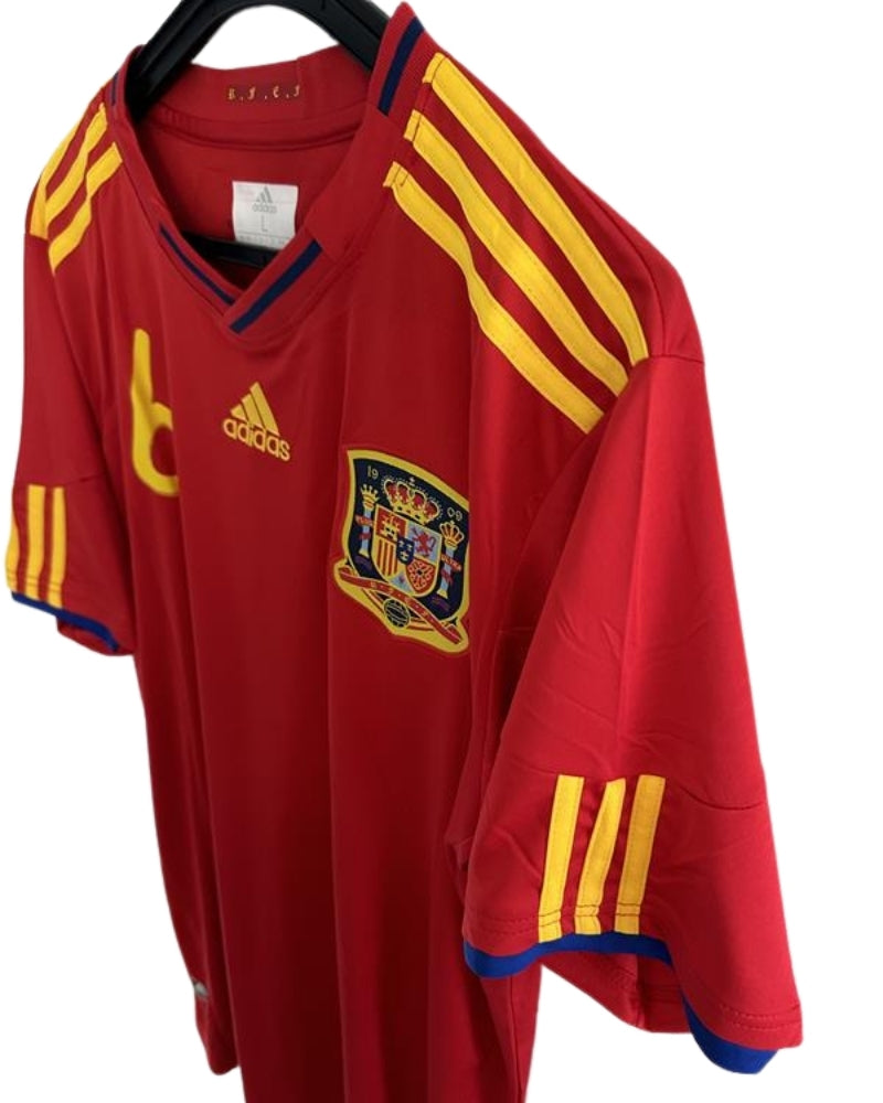 Koszulka Piłkarska Hiszpania MŚ 2010 Home Retro