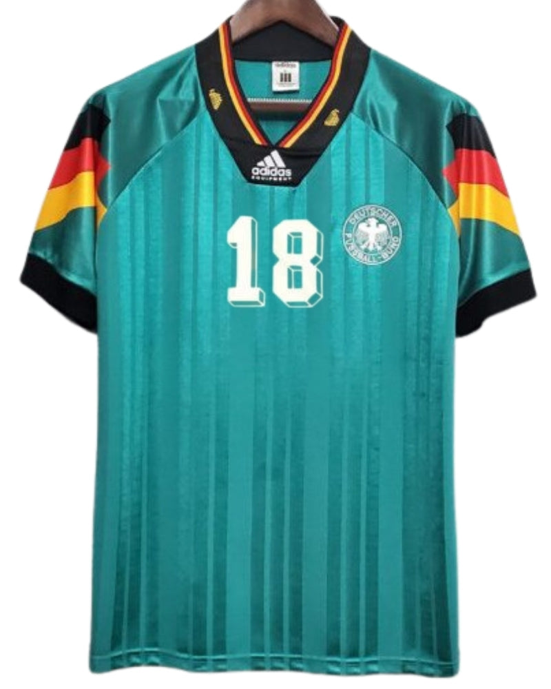 Koszulka Piłkarska Niemcy 1992 Away Retro