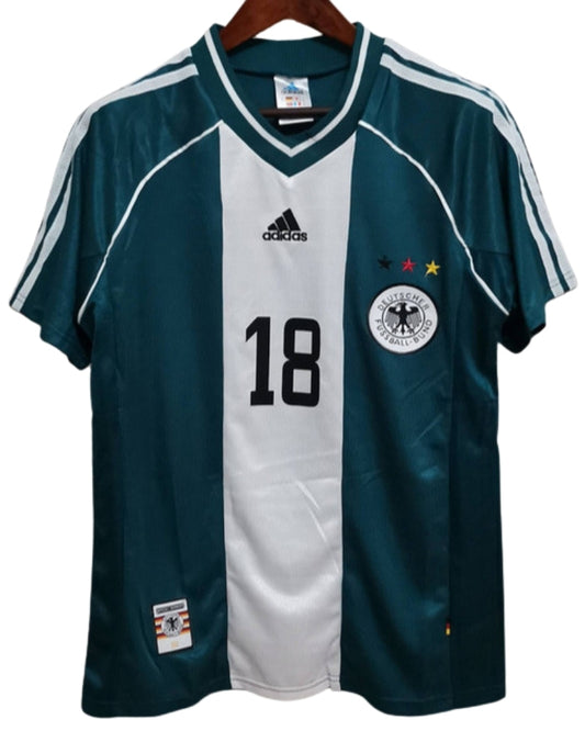 Koszulka Piłkarska Niemcy 1998 Away Retro