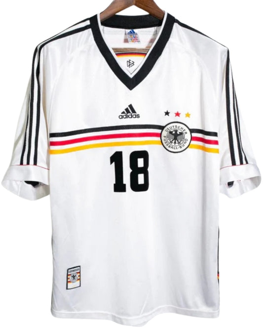 Koszulka Piłkarska Niemcy MŚ 1998 Home Retro