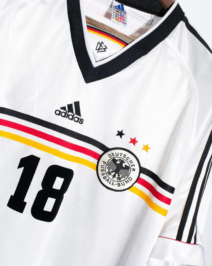 Koszulka Piłkarska Niemcy MŚ 1998 Home Retro