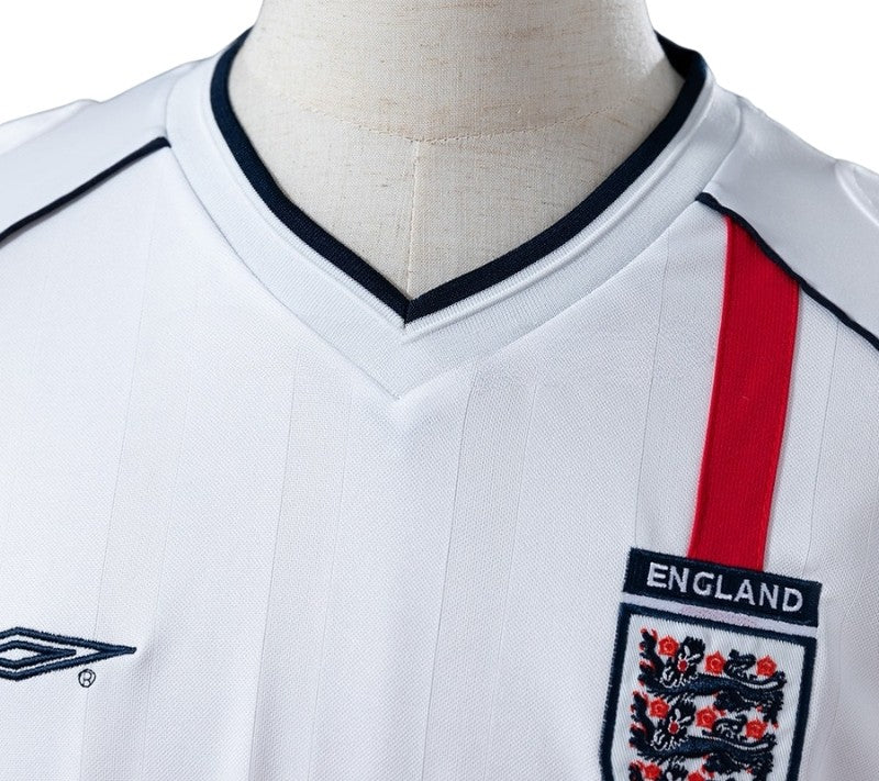 Koszulka Piłkarska Anglia 2002 Home Retro Dł Rękaw