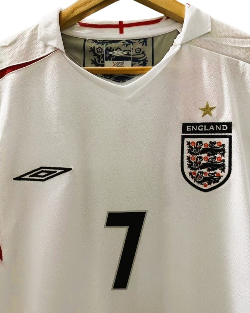 Koszulka Piłkarska Anglia MŚ 2006 Home Retro