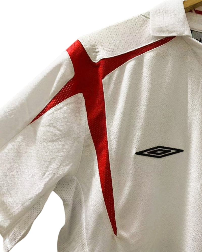 Koszulka Piłkarska Anglia MŚ 2006 Home Retro