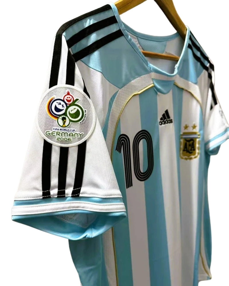 Koszulka Piłkaska Argentyna 2006 Home Retro