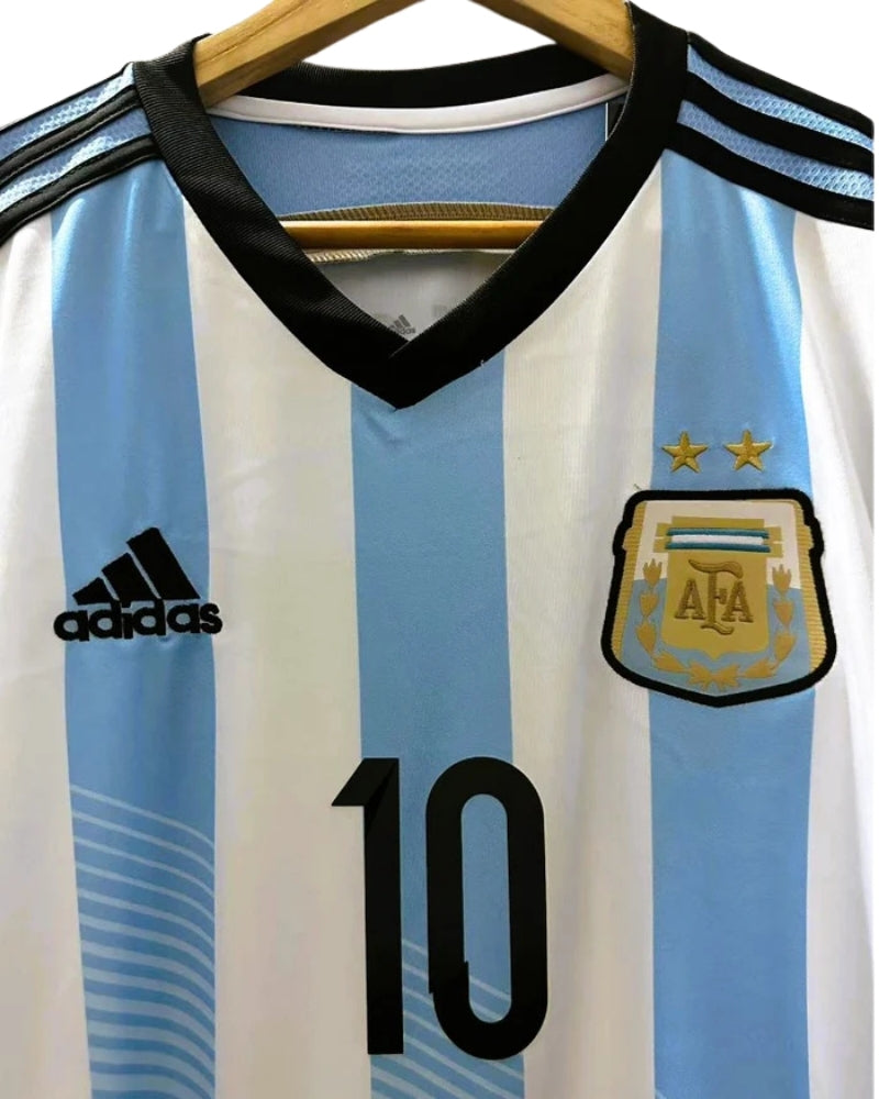 Koszulka Piłkarska Argentyna MŚ 2014 Home Retro