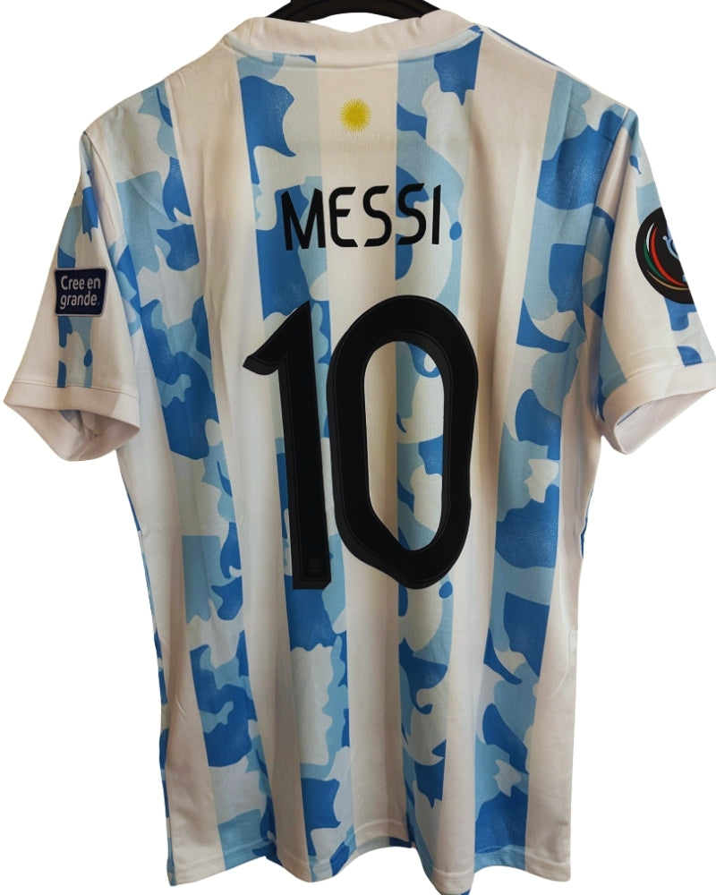 Koszulka Piłkarska Argentyna Finalisima 2022 Home Retro