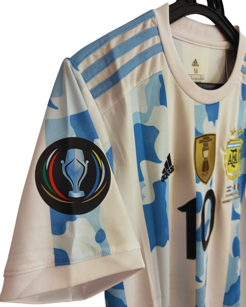 Koszulka Piłkarska Argentyna Finalisima 2022 Home Retro