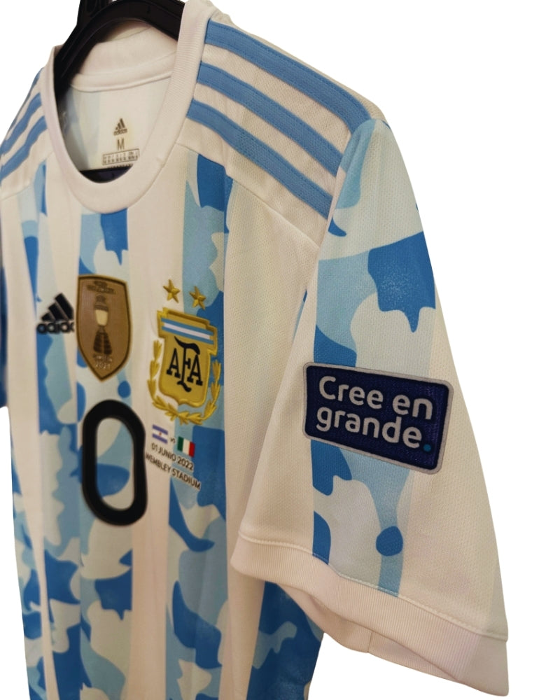 Koszulka Piłkarska Argentyna Finalisima 2022 Home Retro