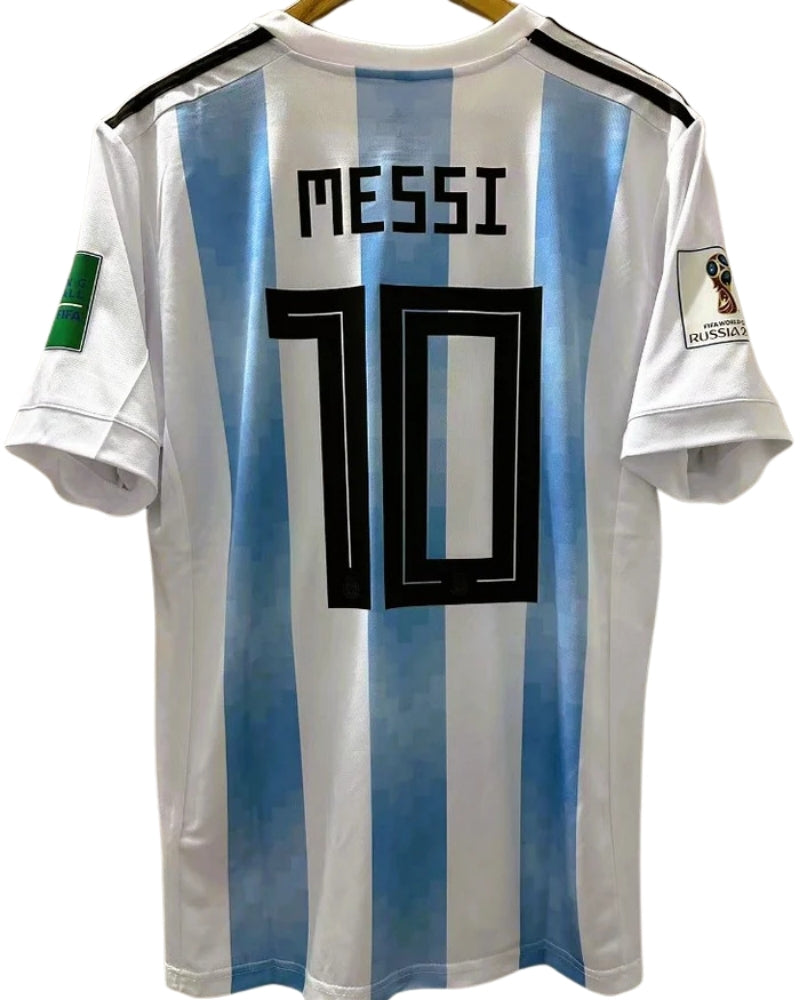 Koszulka Piłkarska Argentyna MŚ 2018 Home Retro