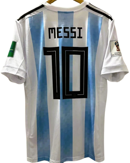 Koszulka Piłkarska Argentyna MŚ 2018 Home Retro