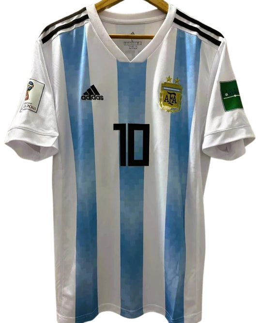 Koszulka Piłkarska Argentyna MŚ 2018 Home Retro