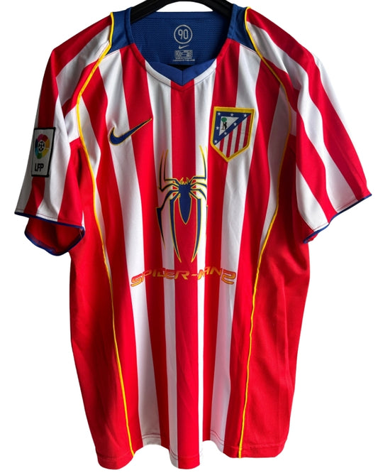 Koszulka Piłkarska Atletico Madryt 2004/2005 Home RETRO