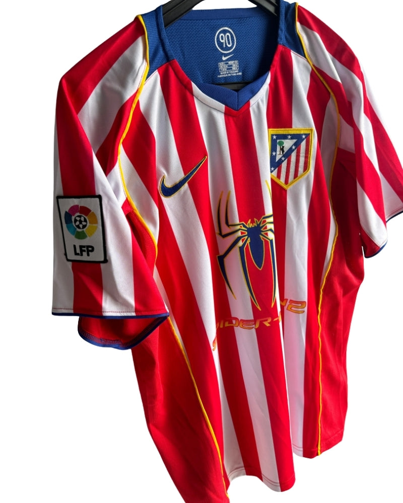 Koszulka Piłkarska Atletico Madryt 2004/2005 Home RETRO