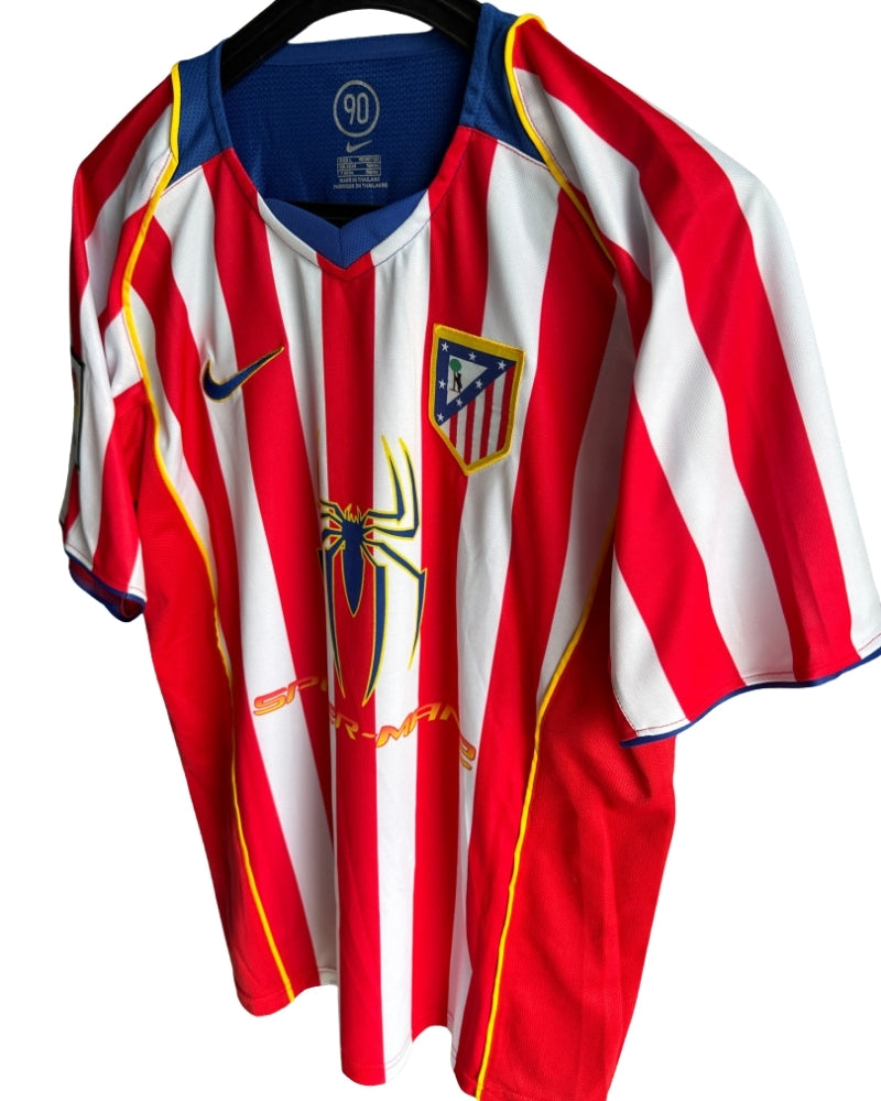 Koszulka Piłkarska Atletico Madryt 2004/2005 Home RETRO