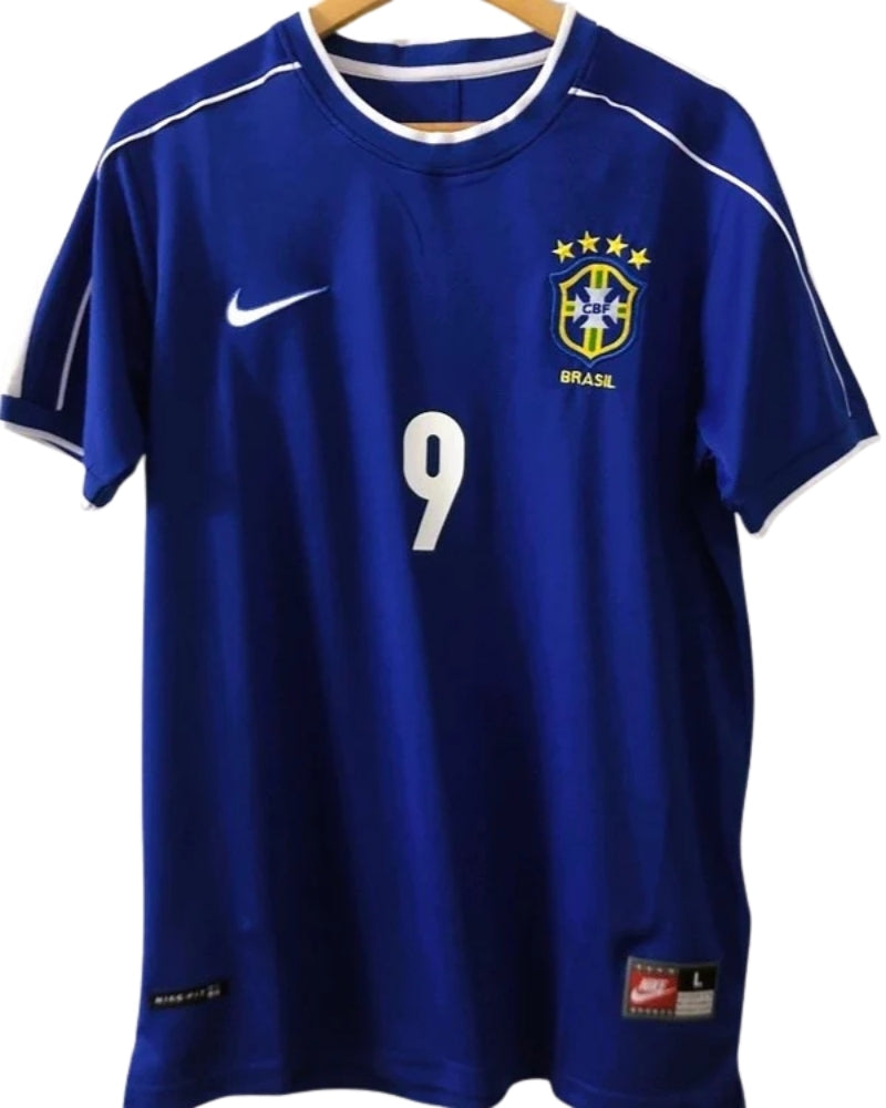 Koszulka Piłkarska Brazylia 1998 Away MŚ Retro