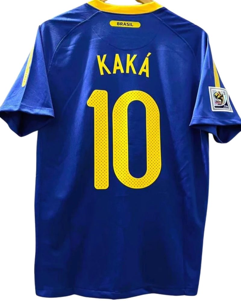 Koszulka Piłkarska Brazylia 2010 Away Retro