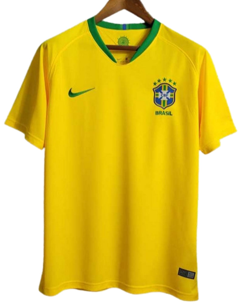Koszulka Piłkarska Brazylia 2018 Home Retro