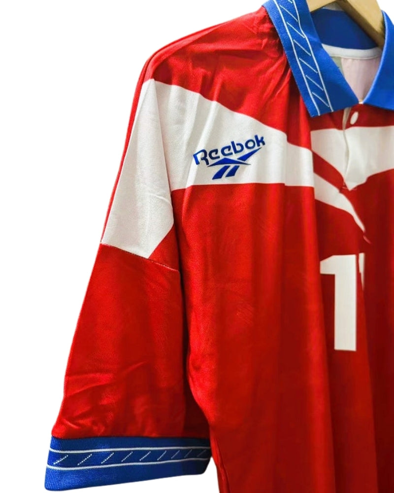Koszulka Piłkarska Chile MŚ 1998 Home Retro
