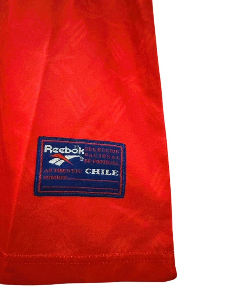 Koszulka Piłkarska Chile MŚ 1998 Home Retro