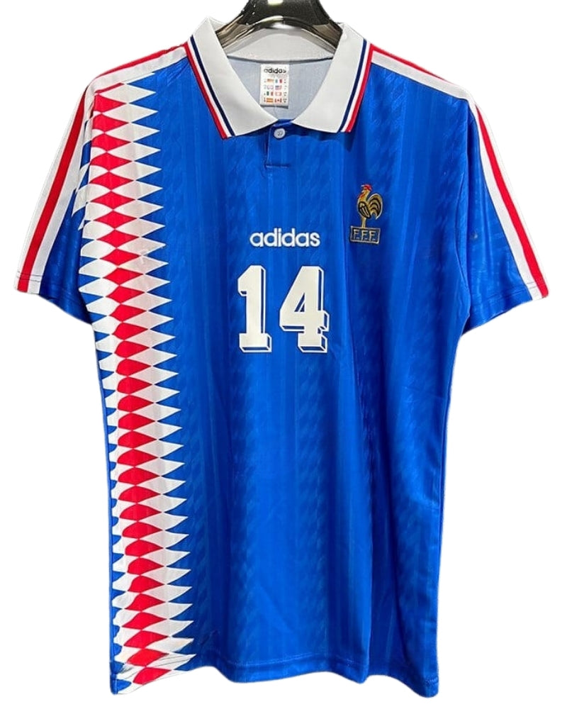 Koszulka Piłkarska Francja 1994 Home RETRO