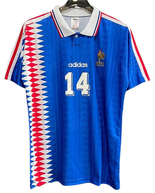Koszulka Piłkarska Francja 1994 Home RETRO