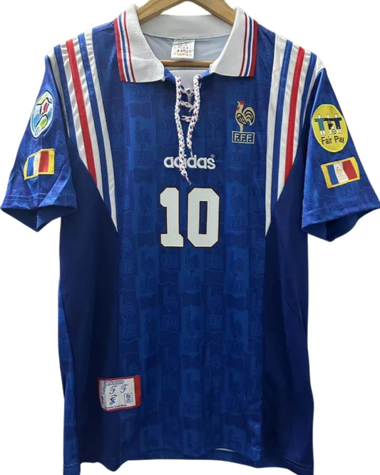 Koszulka Piłkarska Francja Euro 1996 Home Retro