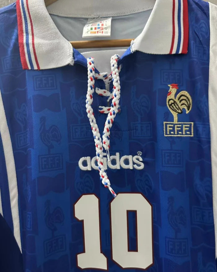 Koszulka Piłkarska Francja Euro 1996 Home Retro