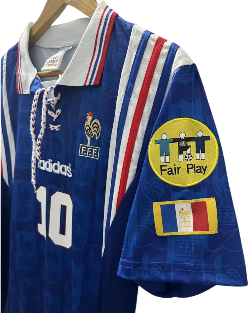 Koszulka Piłkarska Francja Euro 1996 Home Retro