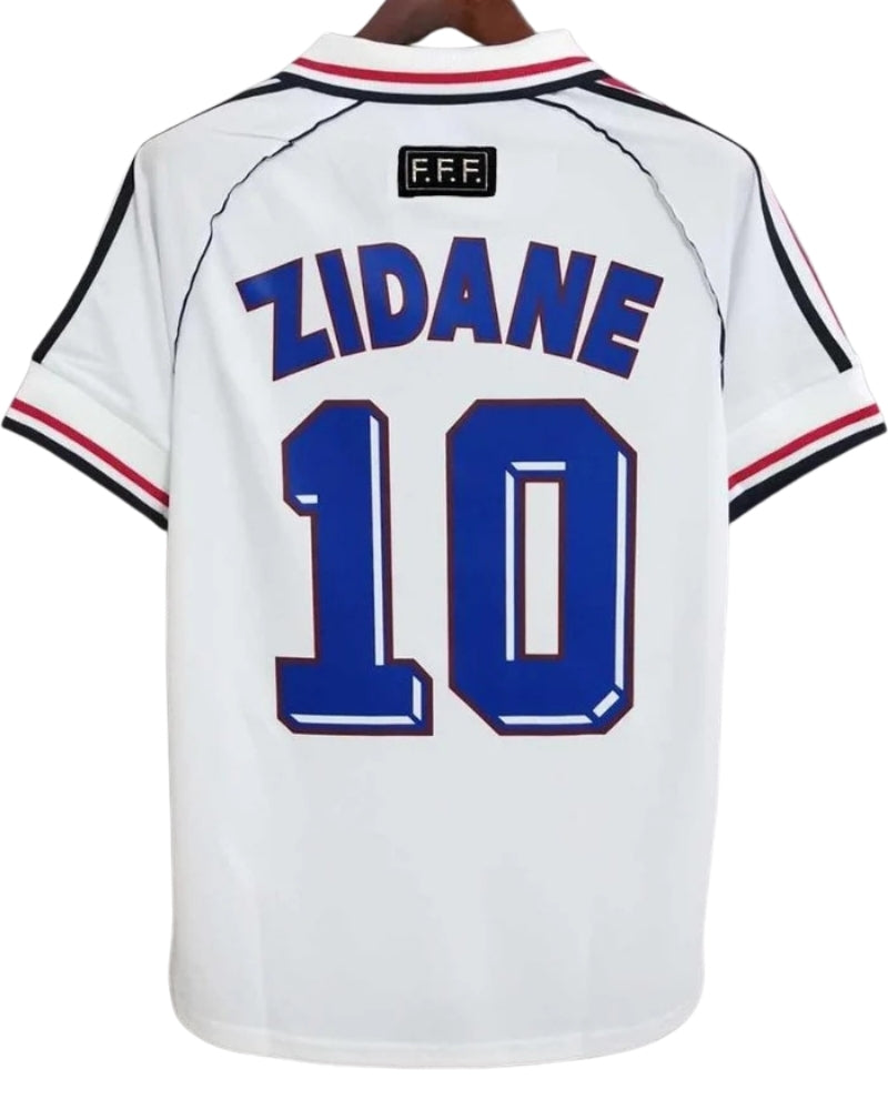 Koszulka Piłkarska Francja 1998 MŚ Away Retro